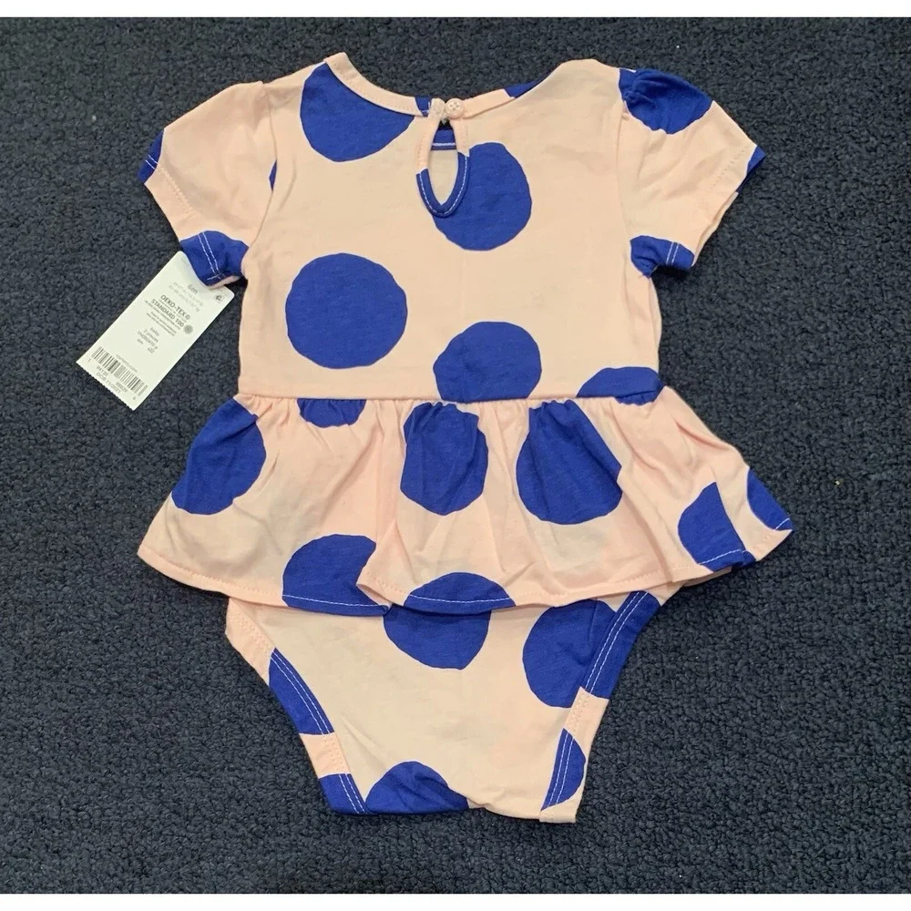 NWT Carter's Outfit 6 Months Pink Polka Dot Infant One Piece *New* - Picture 4 of 6